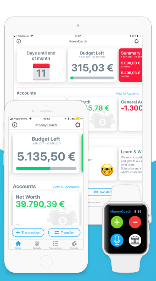 MoneyCoach App Design and Development screenshot 1